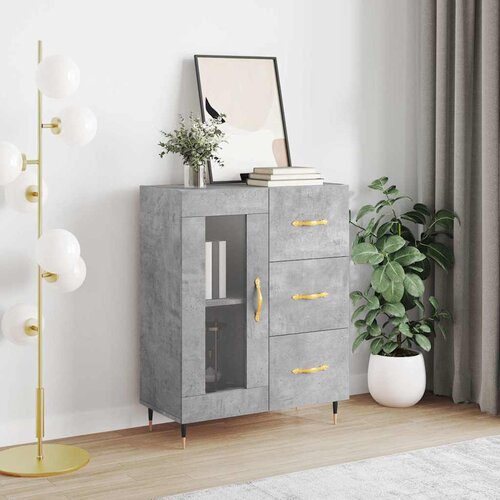  Komoda siva boja betona 69,5x34x90 cm od konstruiranog drva Cijene