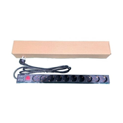 ExeLink Razvodni PDU panel za rack 19 in, sa 10 utičnih mesta, kabl 2m (aluminijum) ( EXE120 ) Cene