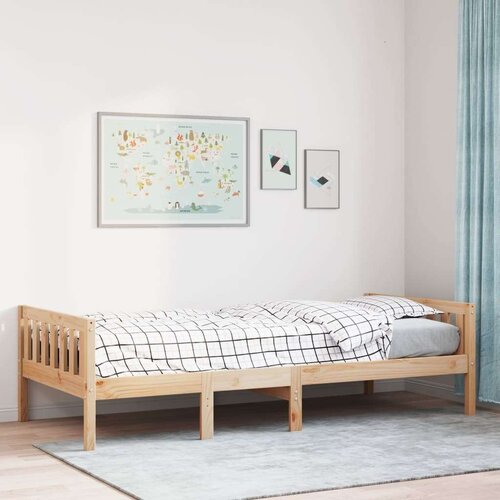 VidaXL dječji krevet bez madraca 90 x 190 cm od masivne borovine Slike