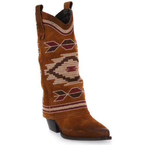 Priv Lab Nizki škornji INGRASSATO CUOIO Kostanjeva Cene