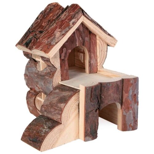 Trixie drvena kućica za glodavce Bjork za hrčka 15x15x16 cm Cene