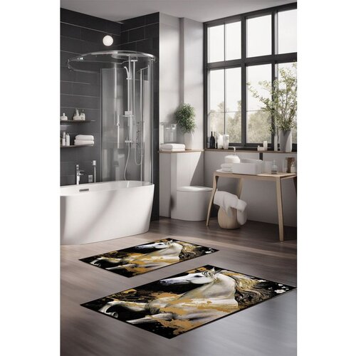  CT-5420 multicolor bathmat set (2 pieces) Cene