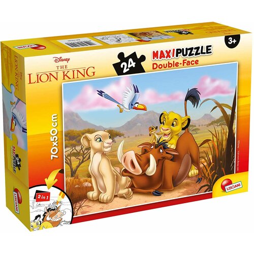 Lisciani Puzzle Maxi Lion King 2u1 složi I oboji -24 dela Cene