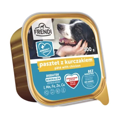 FRENDI Vlažna hrana za pse, Adult, Piletina, 300 g Slike