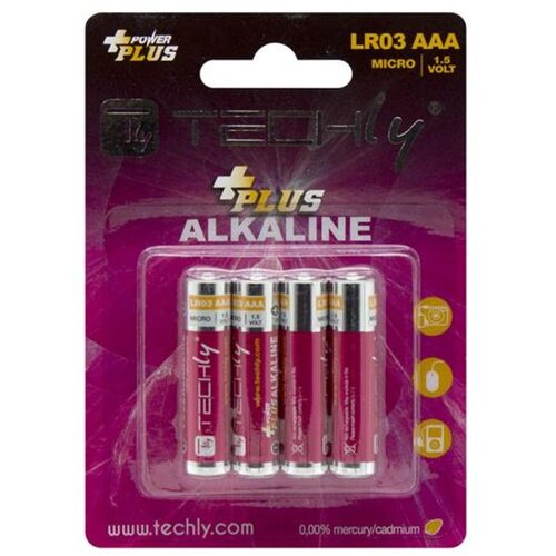 TECHly baterije AAA LR-03 POWER+ / 4 kom Slike