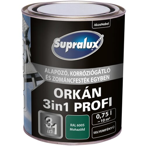 SUPRALUX Boja za metal Orkan 3U1 Profi RAL 6005 - 0,75 l Cijene