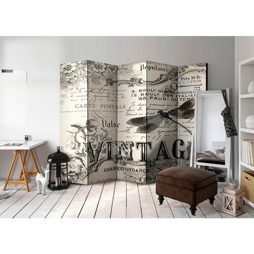 Artgeist Paravan Vintage Iii, 5-Delni, Dvostranski Slike