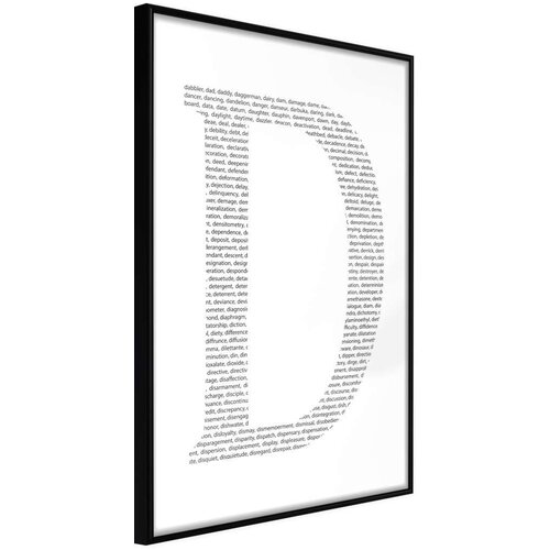  Poster - Capital D 30x45 Slike