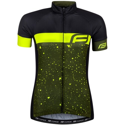 FORCE TEXTIL Dres FORCE SPRAY kratki rukav, army-fluo XL Cene