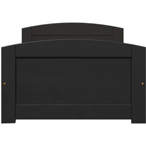 VidaXL Dnevni krevet s 2 ladice bez madraca &amp;quot;IRUN&amp;quot; crni 90x200 cm Slike