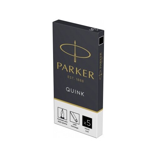 Parker patrone za nalivpero royal quink black permanent ( PK50402 ) Cene