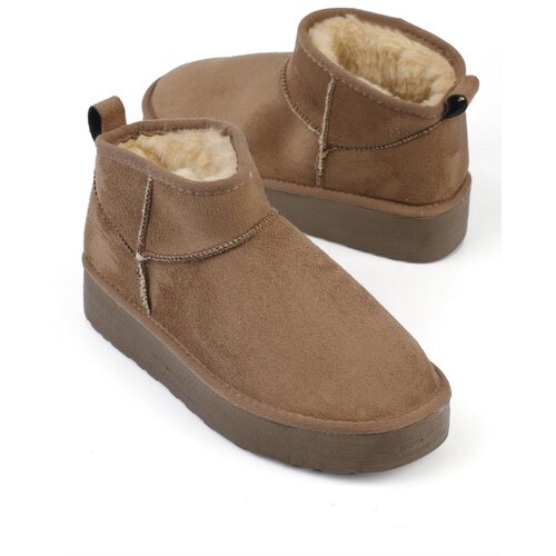 Capone Outfitters Capone Thick Sole Round Toe Shearling Short Women&amp;#039;s Boots Slike