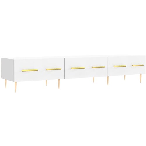 Maison Chic TV omarica - TV stojalo - Televizijska omarica bela 150x36x30 cm inženirski les, (21701376) Cene