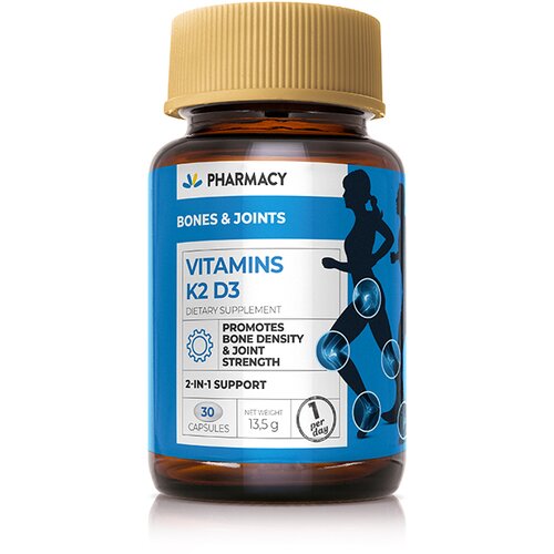 PHARMACY vitamins K2D3, 30 mekih želatinoznih kapsula Slike