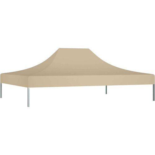 VidaXL Krov za &amp;scaron;ator za zabave 4,5 x 3 m bež 270 g/m&amp;sup2; Slike