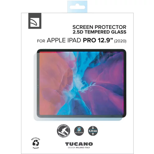 Tucano Glas iPad Pro 12,9 2020/2021 61595 IPD129-SP-TG Displayschutzglas 9H