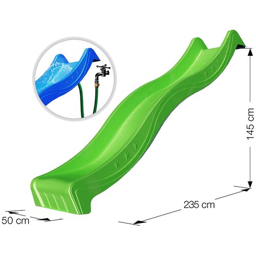  Tobogan vodeni spust od 265cm zeleni Cene