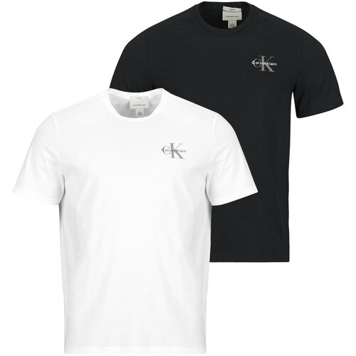 Calvin Klein Jeans Majice s kratkimi rokavi SS 30S CLASSIC MICRO MONOLOGO TE X2 Večbarvna Cene