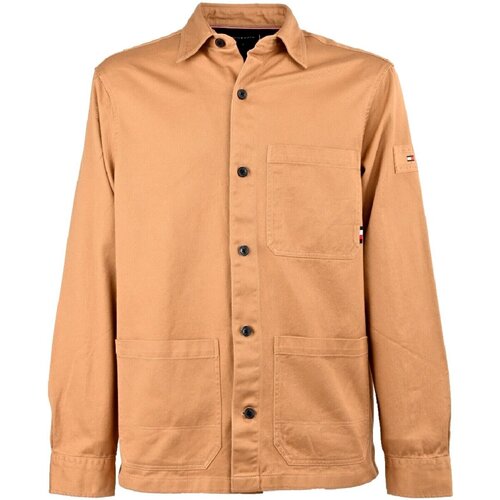 Tommy Hilfiger Majice s kratkimi rokavi MW0MW31773 Kostanjeva Slike