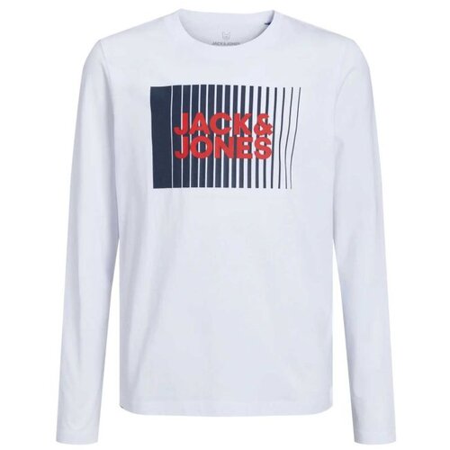 Jack & Jones Majica dug rukav za decake jjecorp/ bela Cene