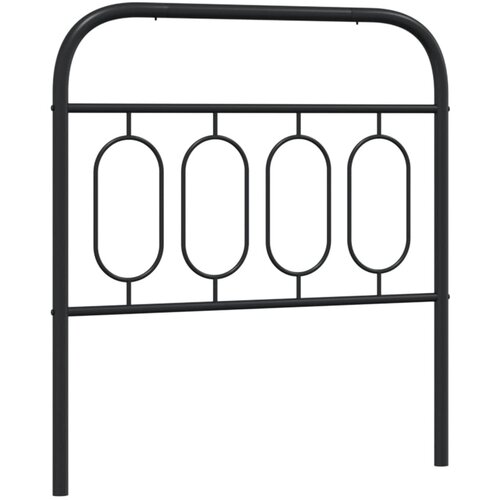Maison Chic kovinsko posteljno vzglavje - vzglavna omarica - nočna omarica črno 90 cm, (21705288) Cene