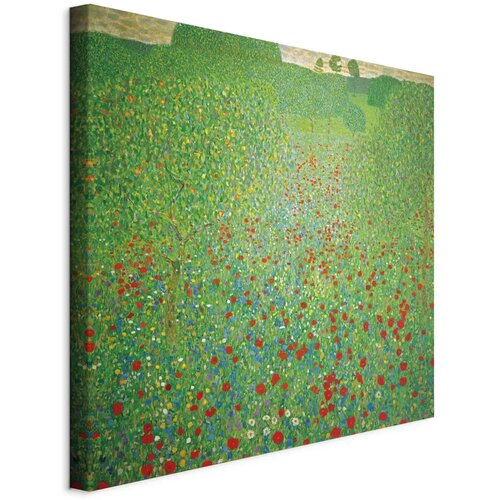  Slika - Gustav Klimt – Poppy Field 40x40 Na talijanskom platnu Cene