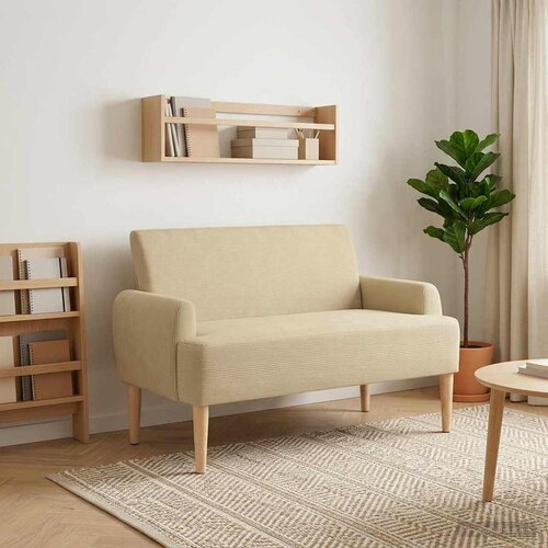  Ljubavni kauč s gumbima Svijetlozeleni sivi 116 x 67 x 81 cm Cijene