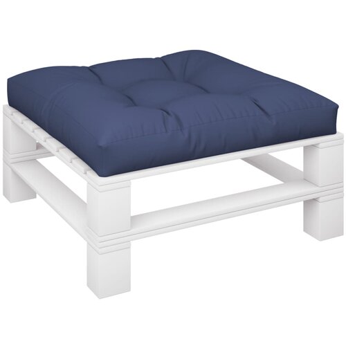  Jastuk za palete tamnoplavi 80 x 80 x 12 cm od tkanine Slike
