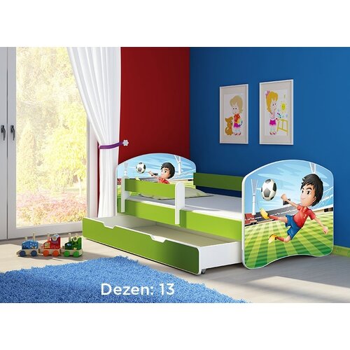 ACMA Krevet za decu Green sa fiokom 140x70 2 13 Cene