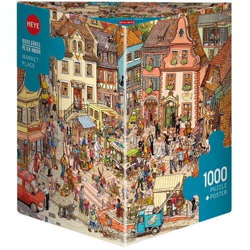 Heye puzzle 1000 delova Triangle Gobel/Knorr Market Place 29884 Cene