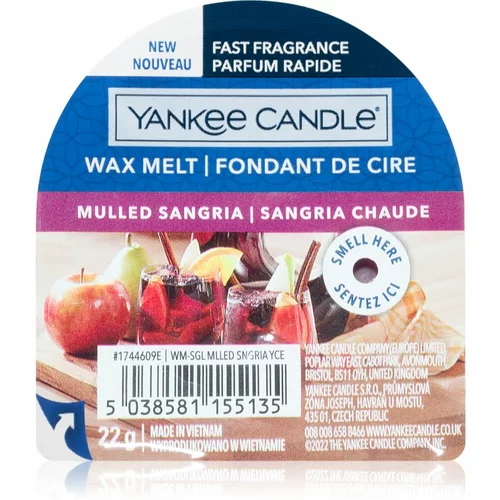 Yankee Candle Mulled Sangria vosak za aroma lampu 22 g