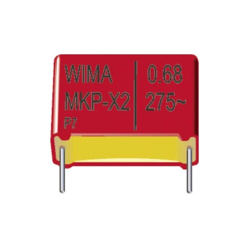 WIMA MKP 10 6800pF 10% 1000V RM10 1 St. MKP-Folienkondensator radial bedrahtet 6800 pF 1000 V/DC 10 % 10 mm (L x B x H) Slike