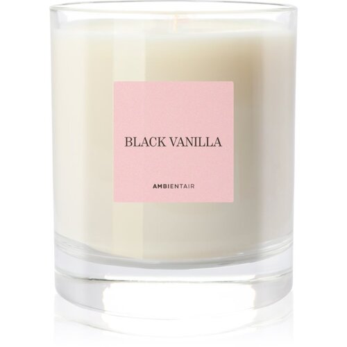 Ambientair COLOURS Black Vanilla di&amp;scaron;eča sveča 200 g Slike