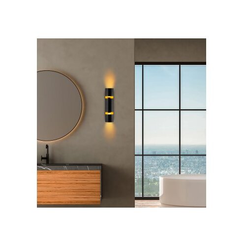 Opviq vall lamp zidna lampa u crnoj boji luxora 15381 Slike