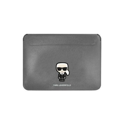 Karl Lagerfeld SAFFIANO IKONIK OVITEK KARL ZA 16'' PRENOSNIK SREBRN, (21922259) Cene