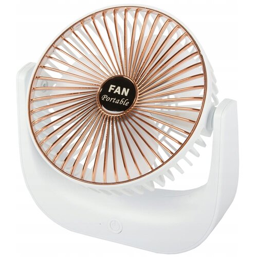  Brezžični prenosni aku. namizni ventilator USB bel Cene