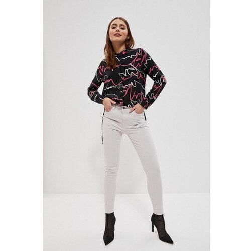 Moodo Plain pants - gray Slike
