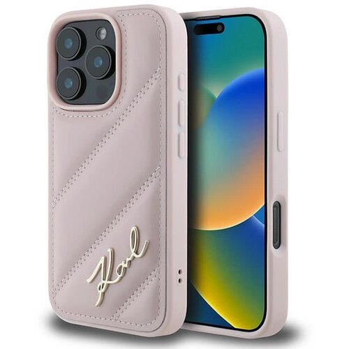 Karl Lagerfeld PRE&Scaron;IT OVITEK SIGNATURE ZA IPHONE 16 PRO MAX ROZA, (21898988) Cene