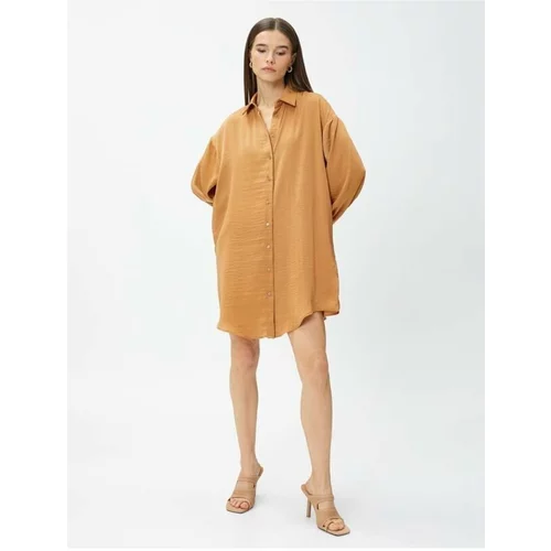 Koton Shirt Dress Mini Long Sleeve