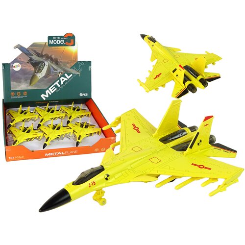 YELLOW Friction Drive Fighter Plane 1:72 Slike