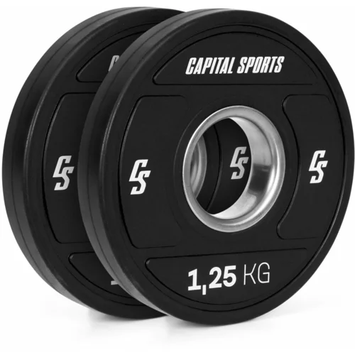 Capital Sports Elongate 2020, utezi, 2 x 1,25 kg, tvrda guma, 50,4 mm