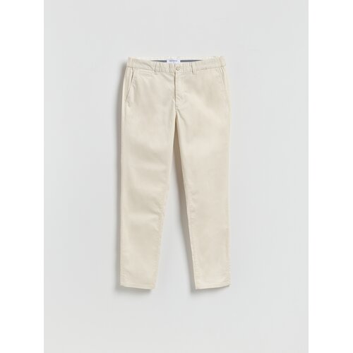 Reserved Chino slim fit hlače - krem Cene