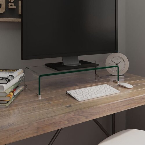 vidaXL Stojalo za TV / ekran stekleno prozorno 60x25x11 cm Cene