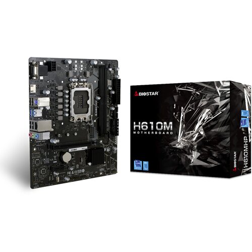 Biostar MB H610MHP, mATX, Soc 1700, DDR4, M.2, GbE LAN, HDMI, VGA Cijene