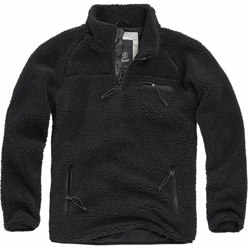 Brandit moški flis pulover troyer, črna