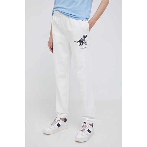 Lacoste Pamučni donji dio trenirke x Netflix s tiskom Slike