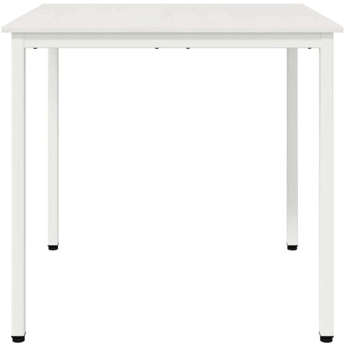  Stol za objedovanje Bijelo 80 x 80 x 75 cm Čvrsto borovo drvo Slike