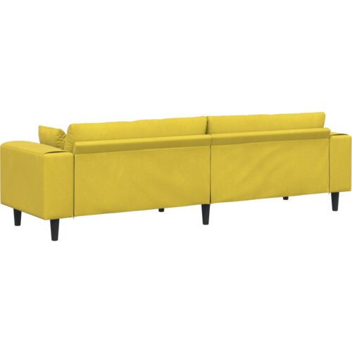  Bar&amp;scaron;unasta sofa s jastukom s jastukom Žuta 210 cm Bar&amp;scaron;un Slike