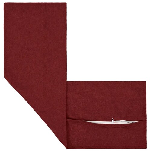  Presvlaka za jastuk 2 pcs HOUTEN Vinska crvena 40 x 145 cm - boja crnog vina 40 x 145 cm 2 Slike