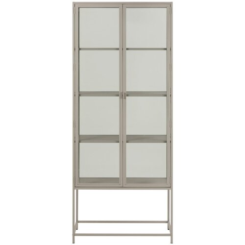 Actona Siva vitrina 77x186x35 cm Seaford – Cijene